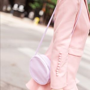 Lavender round purse